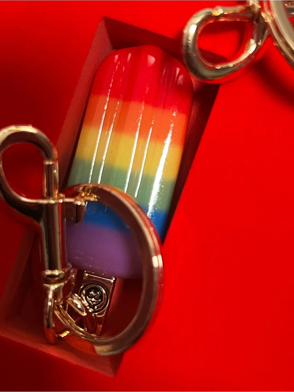 NWT - JonnyPops Rainbow Popsicle Keychains